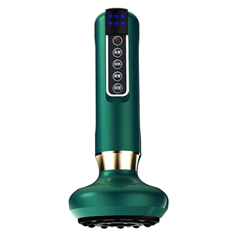 Electric Scraping Instrument with 6-speed Adjustable Cupping and Timed Design for Whole Body Dredging and Massage