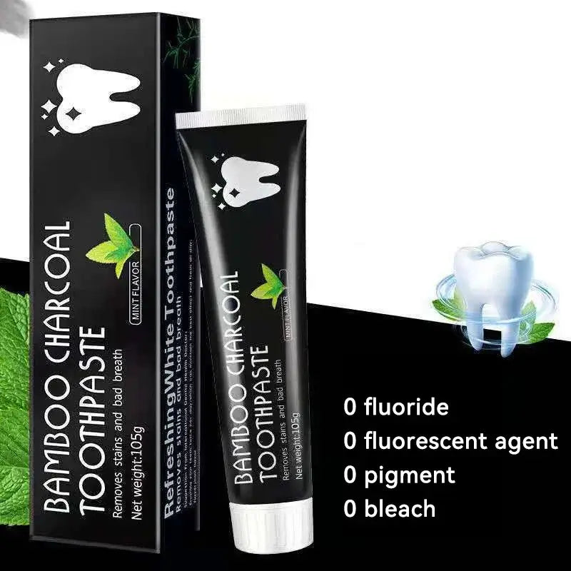 Bamboo Charcoal Toothpaste Whitening Teeth Activated carbon Removing Yellow Teeth Cleaning Tooth Stain Oral Fresh Tooth Care